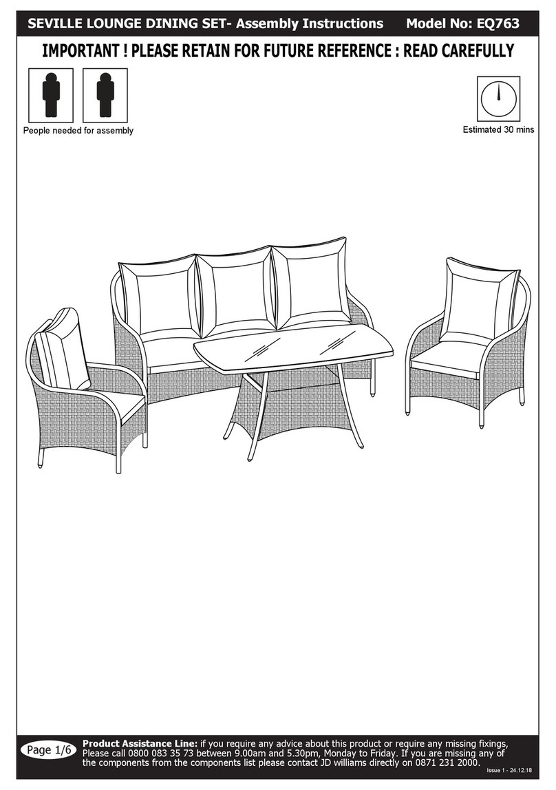 J D Williams EQ763 Assembly instructions J D Williams EQ763 Assembly instructions