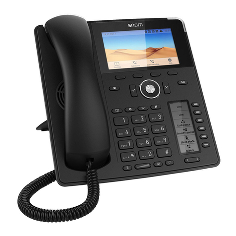 Snom D785 reference guide