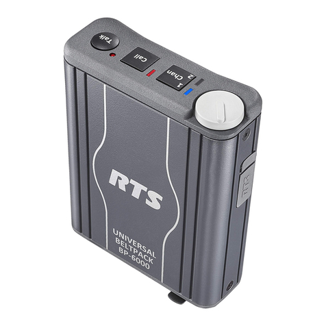 RTS BP-6000 User manual