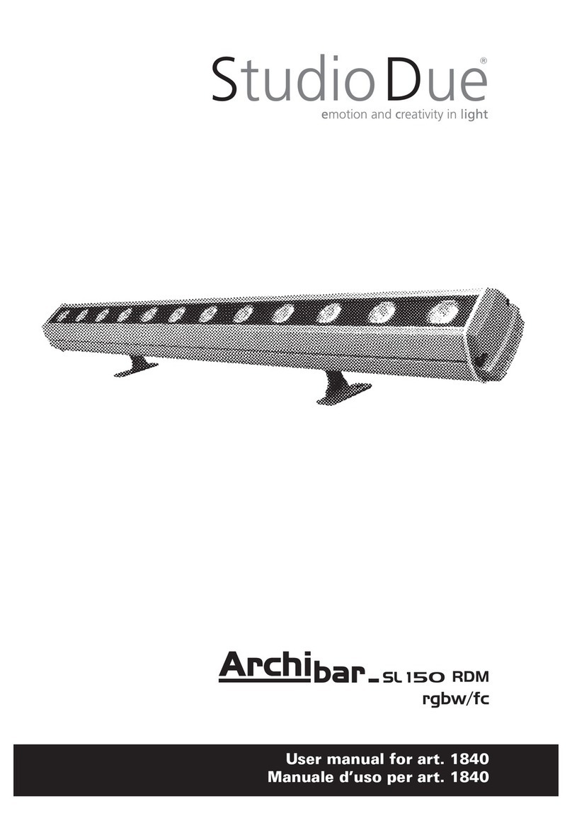 STUDIODUE ARCHIBAR SL150 RDM user manual