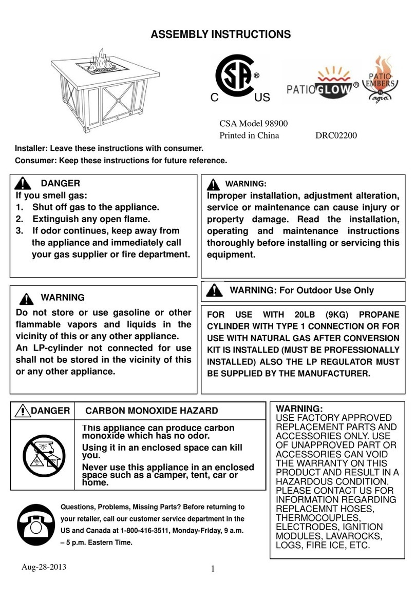 Agio DRC02200 Assembly instructions