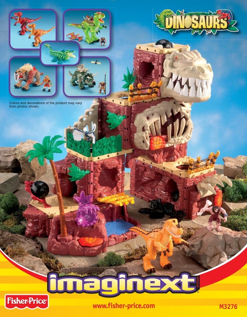 Fisher-Price DINOSAURS imaginext M3276 manual