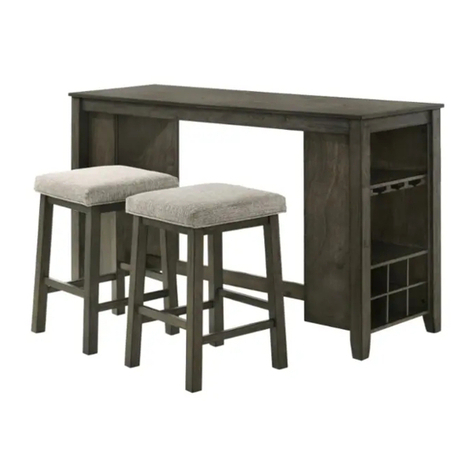 New Classic Furniture CHURON D321-3P Assembly instructions New Classic Furniture CHURON D321-3P Assembly instructions