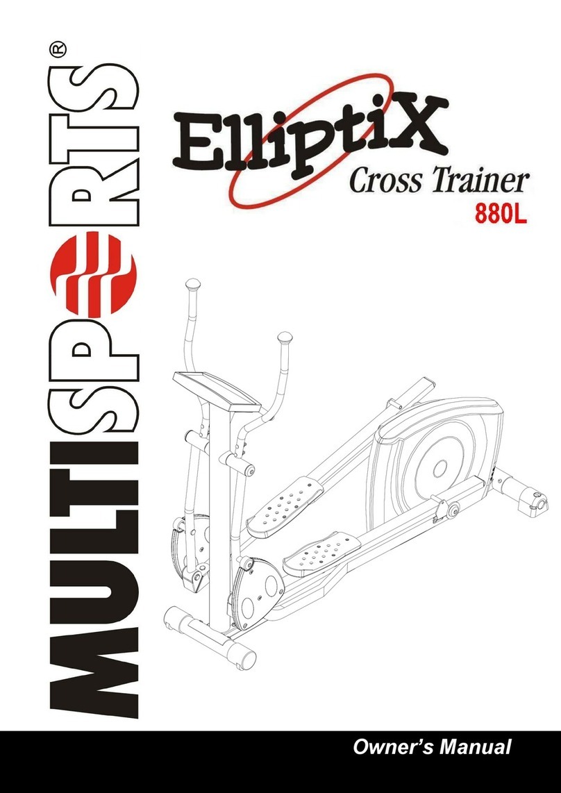 MultiSports Elliptix 880L owner's manual