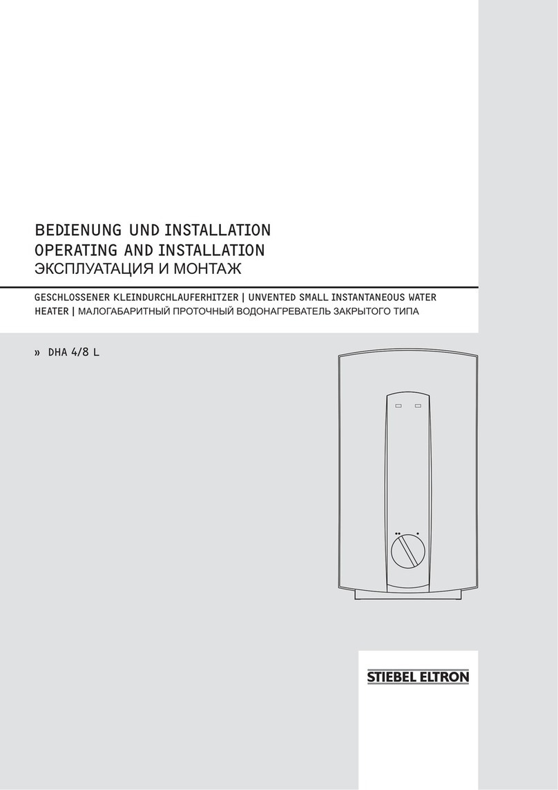 STIEBEL ELTRON DHA 4/8 L Specification sheet