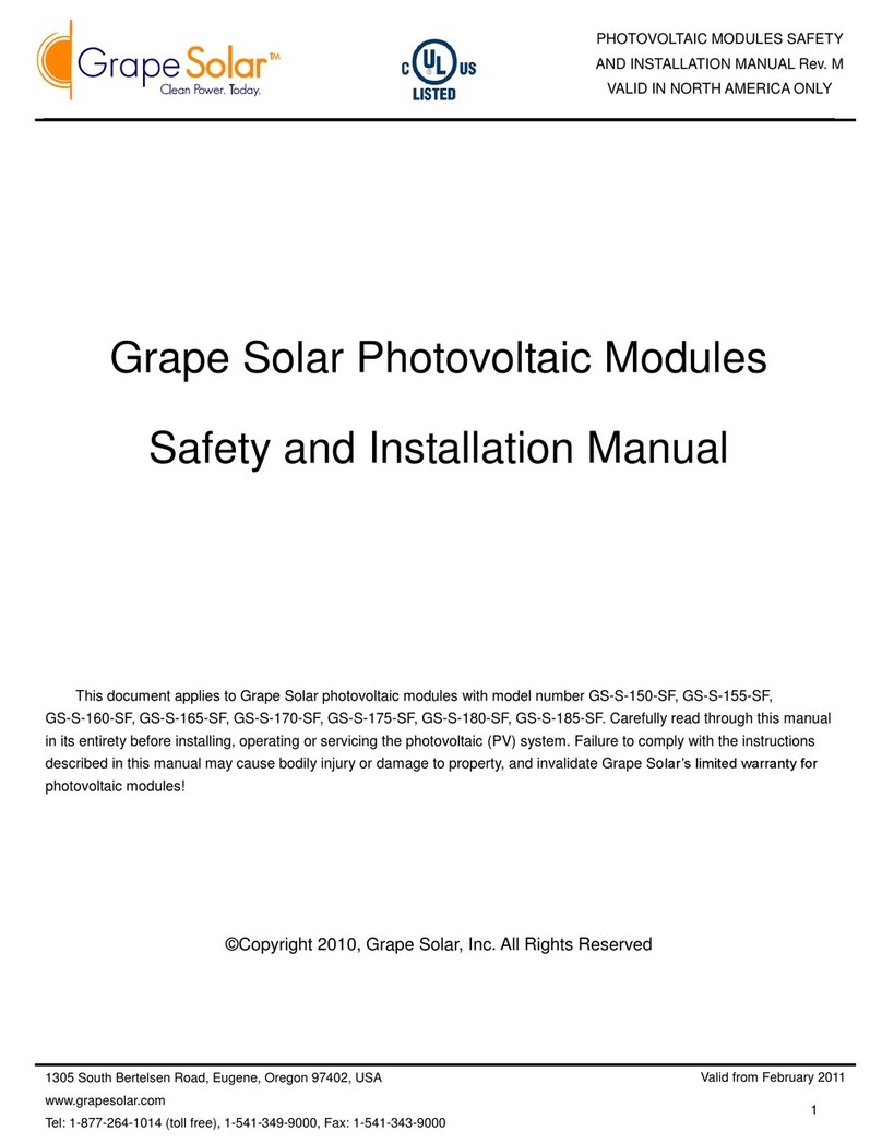 Grape Solar GS-S-150-SF Setup guide