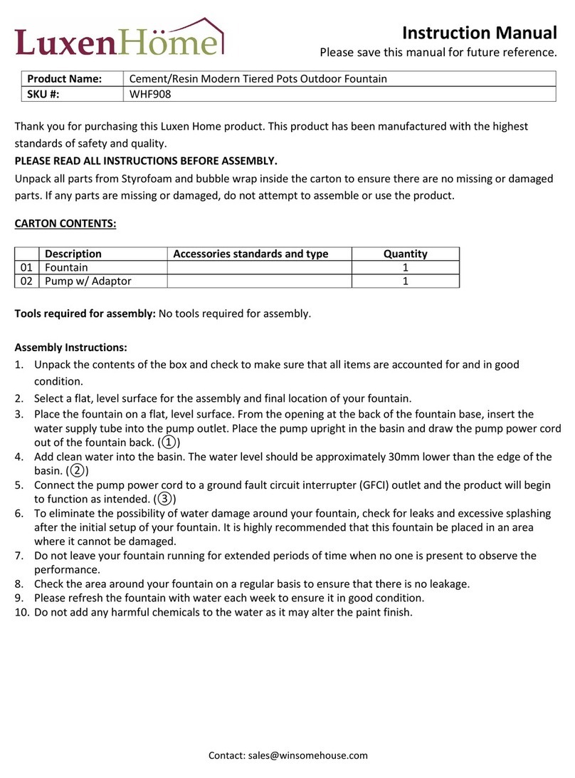 LuxenHome WHF908 instruction manual