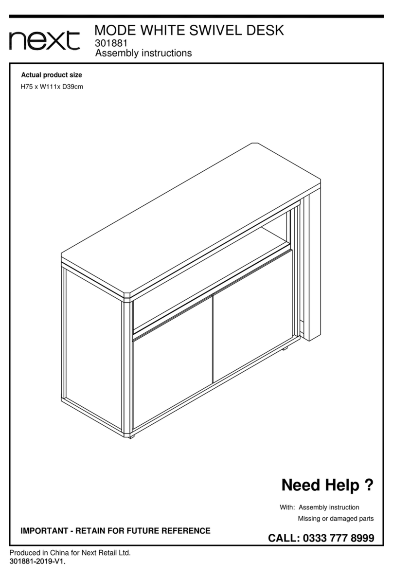 Next 301881 User manual Next 301881 User manual
