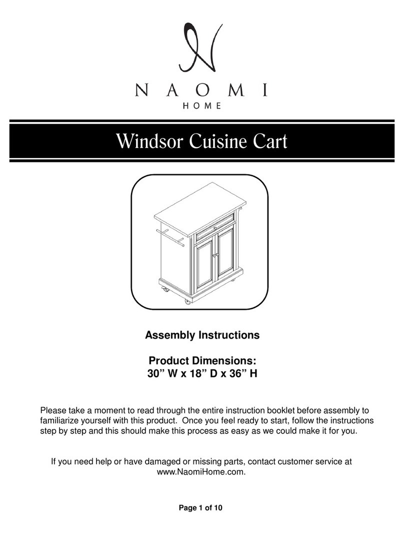 Naomi Home Windsor Assembly instructions