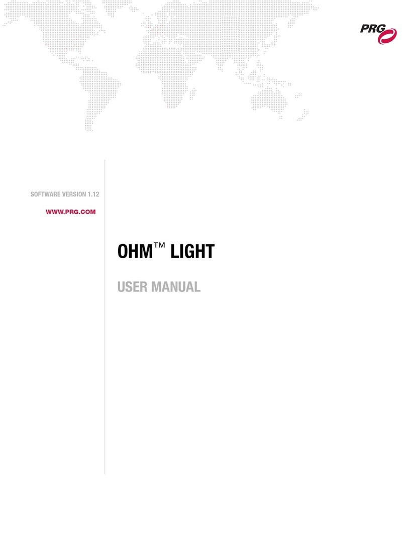 PRG OHM LIGHT User manual