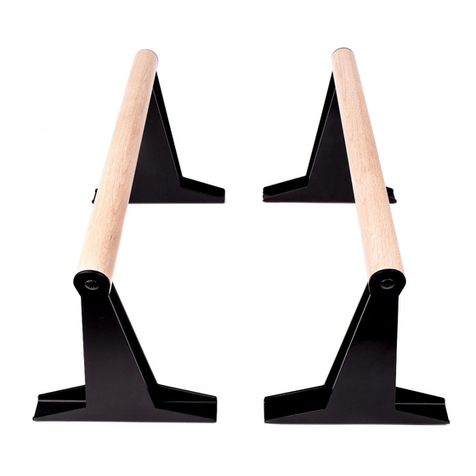 Pullup & Dip Wooden Parallettes user manual