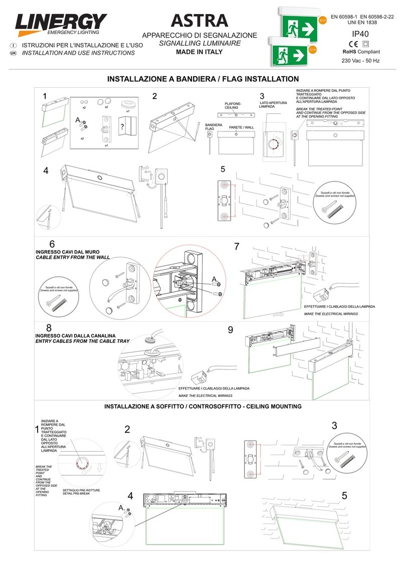 Linergy ASTRA Operating and maintenance manual