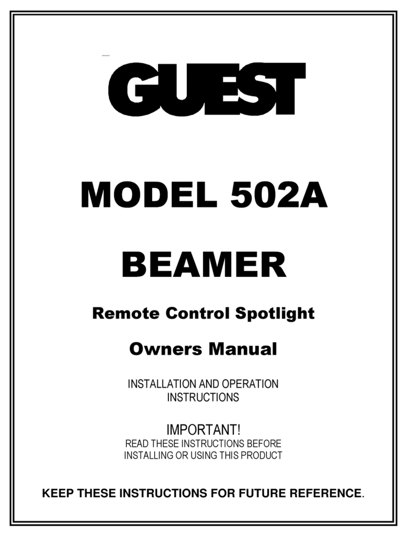 Guest 502A owner's manual