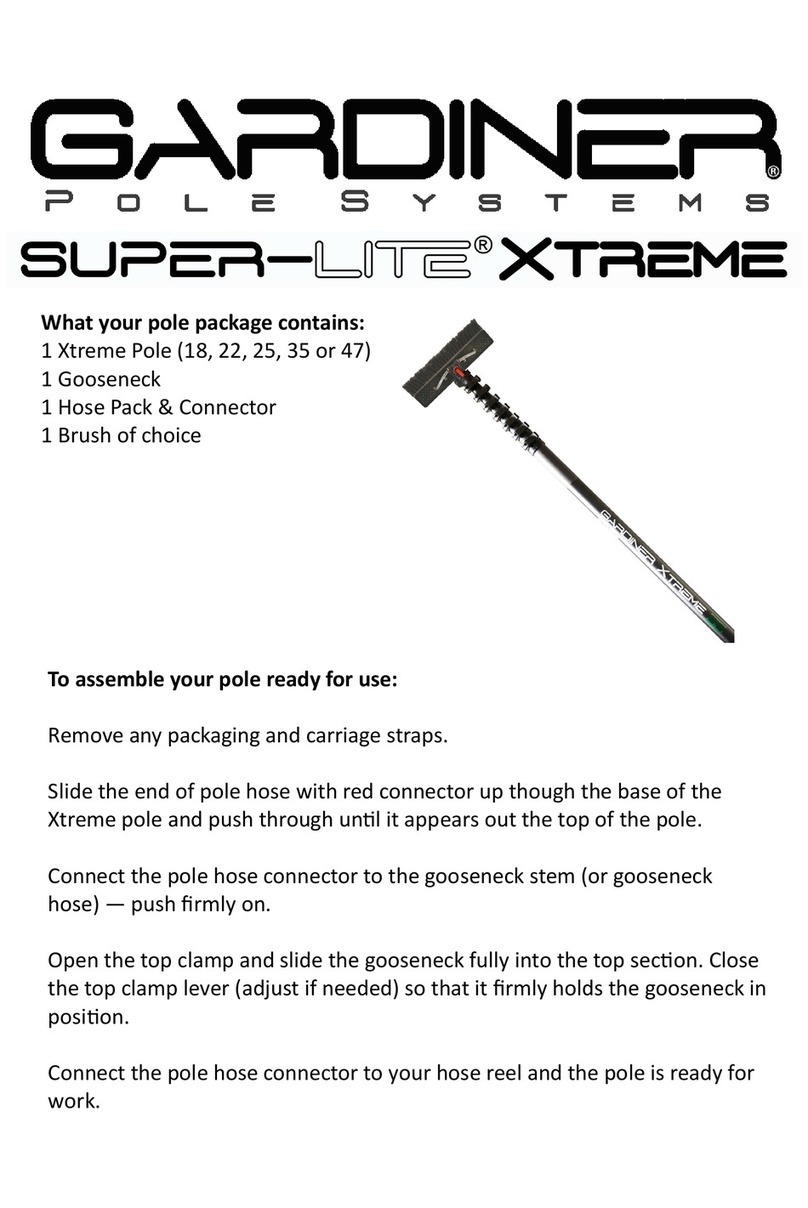 Gardiner SUPER-LITE XTREME quick start guide