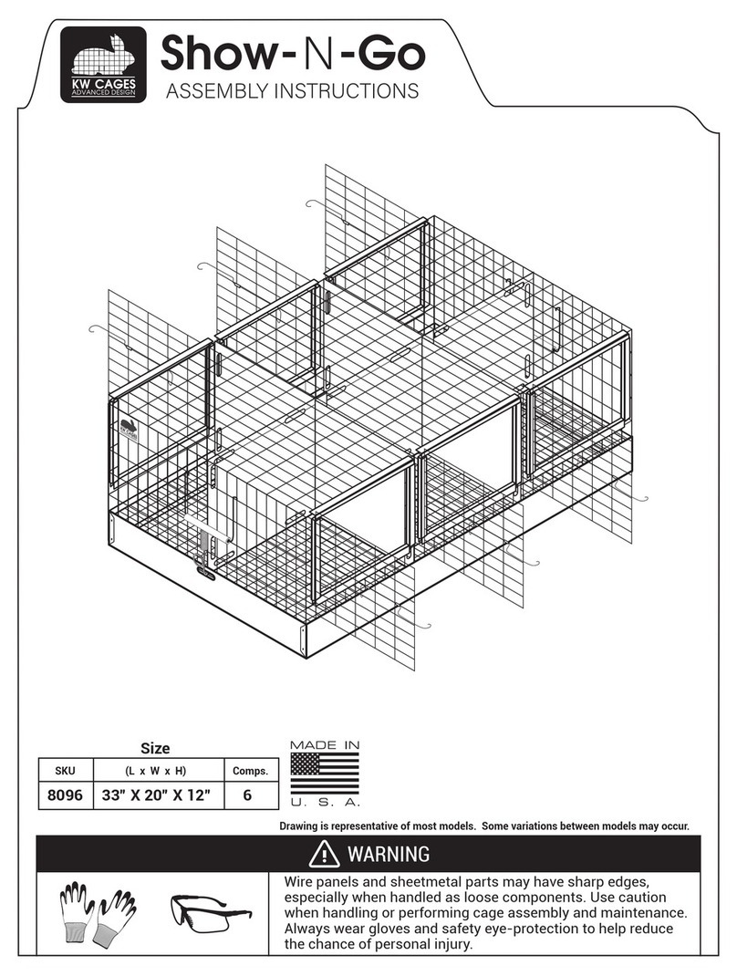 KW Cages Show-N-Go Assembly instructions KW Cages Show-N-Go Assembly instructions