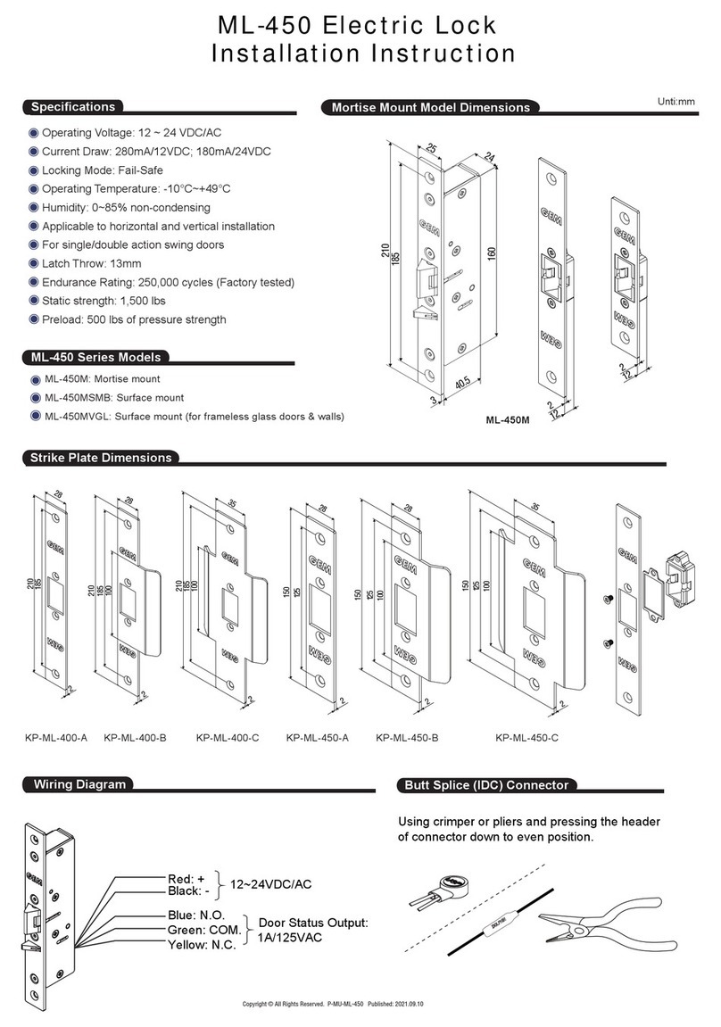 ANXELL ML-450 Installation instruction