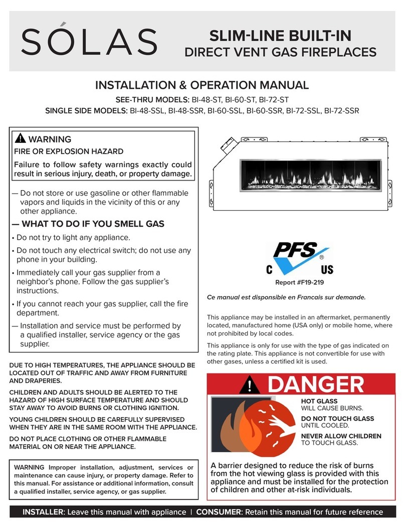 Solas BI-48-ST Installation & operation manual