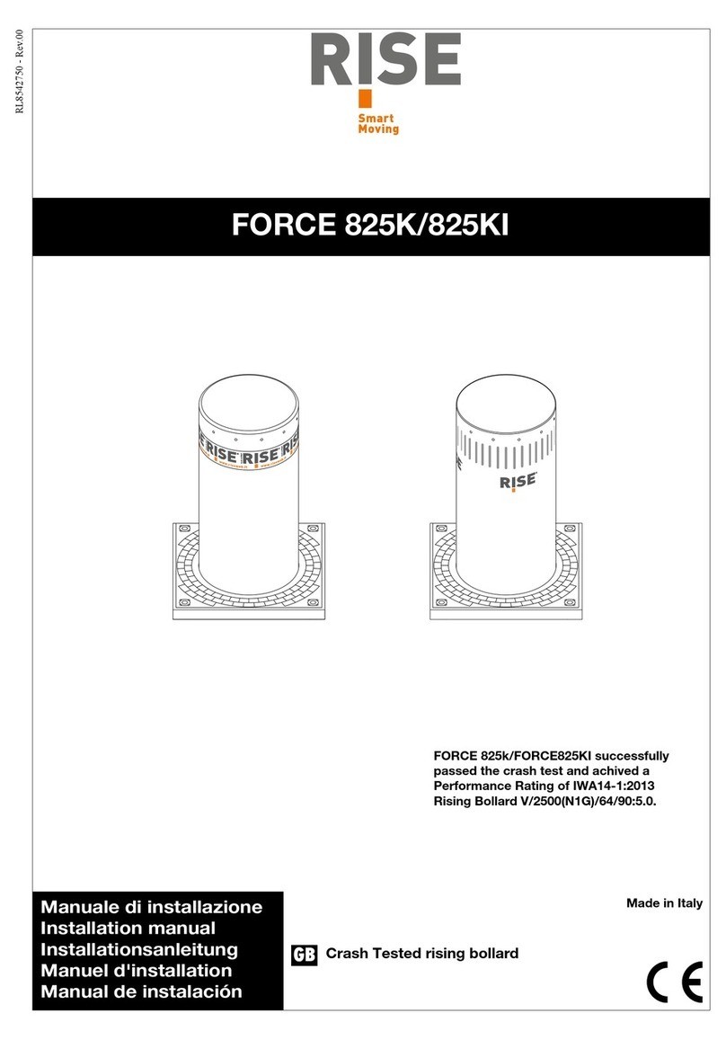 Rise FORCE 825K User manual