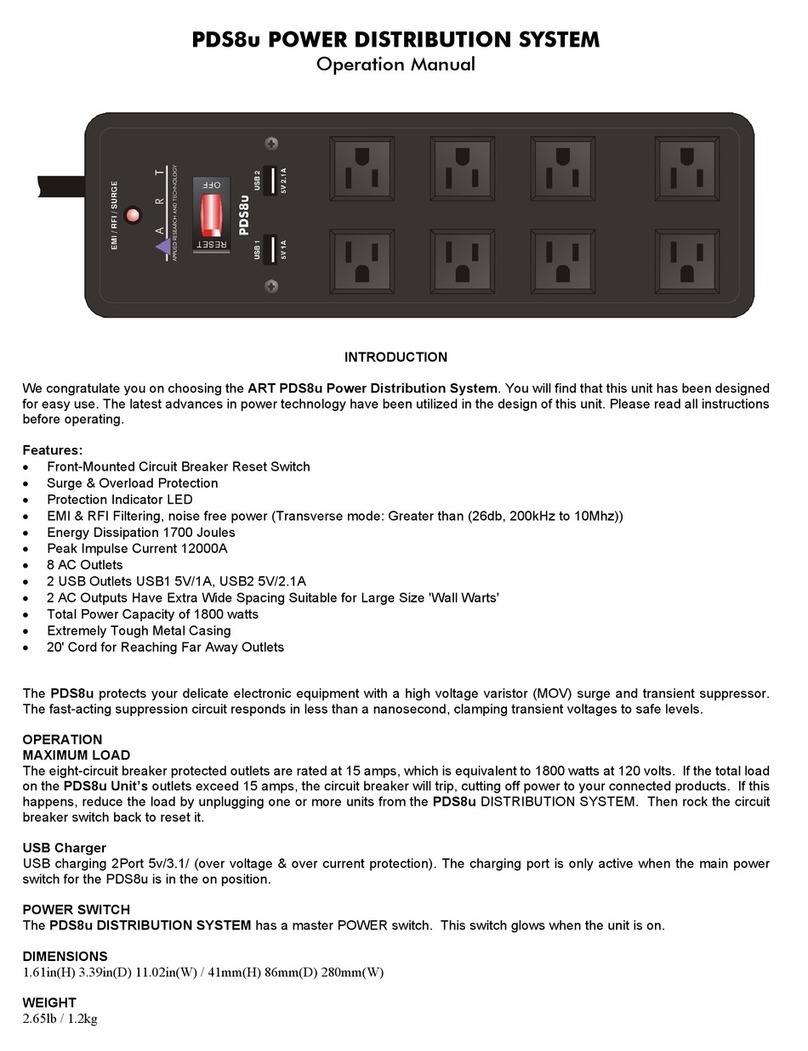 Art PDS8u User manual