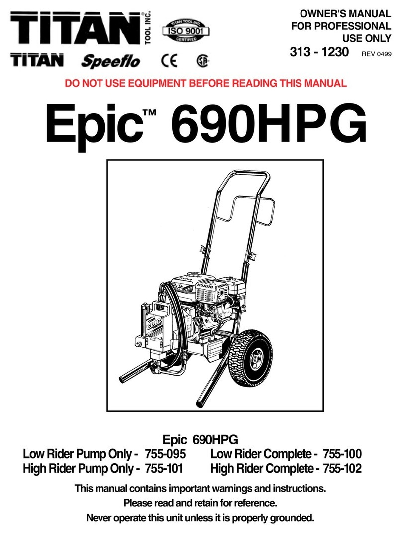 Titan Epic 690HPG owner's manual
