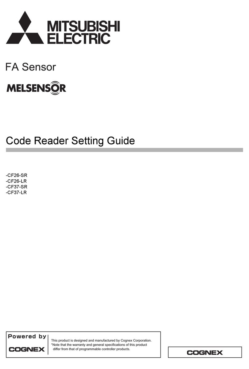 Mitsubishi Electric Melsensor CF37-SR Settings guide