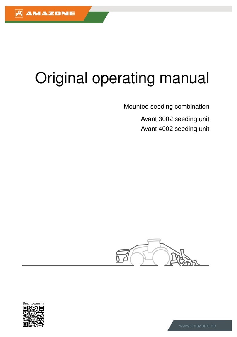 Amazone Avant 3002 Installation instructions