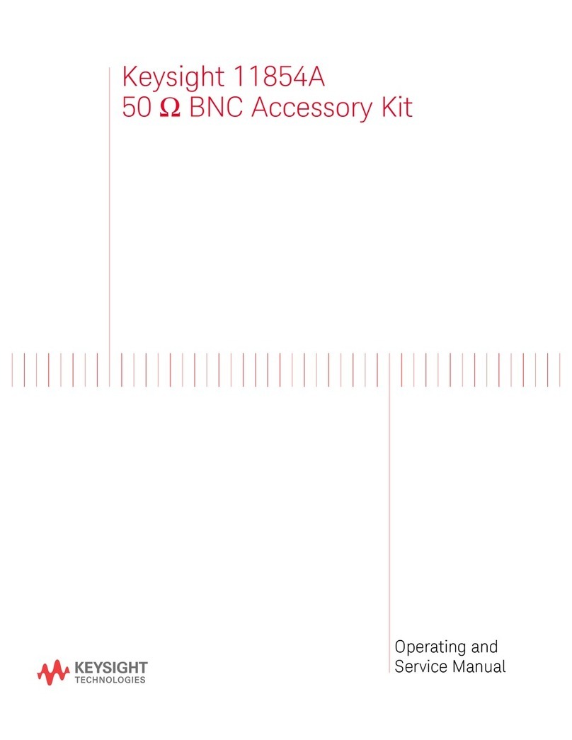 Keysight Technologies 11854A Service manual