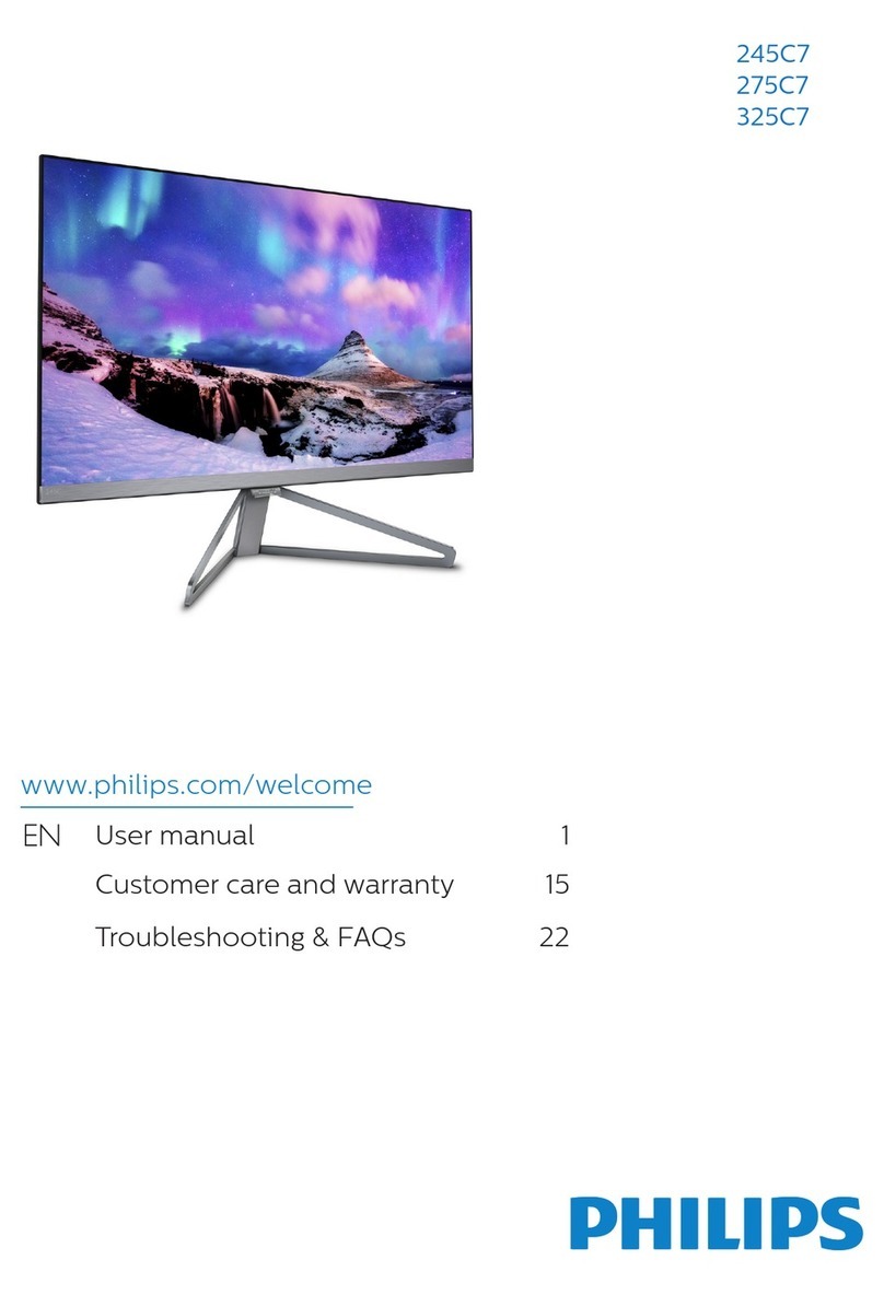 Philips 245C7 User manual