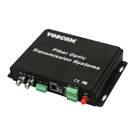 Voscom VOS-1HD-ADCET/R Series User manual