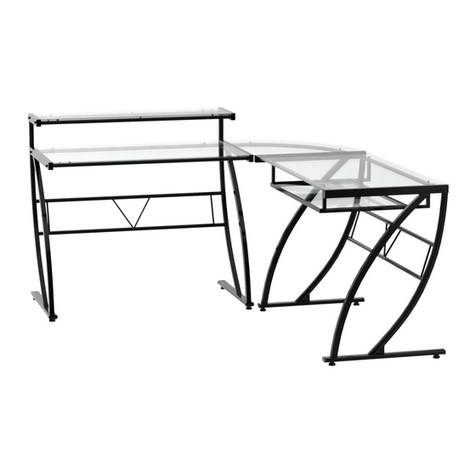 OSP furniture DESINGlab CONSTELLATION CSN6024GLD operating instructions
