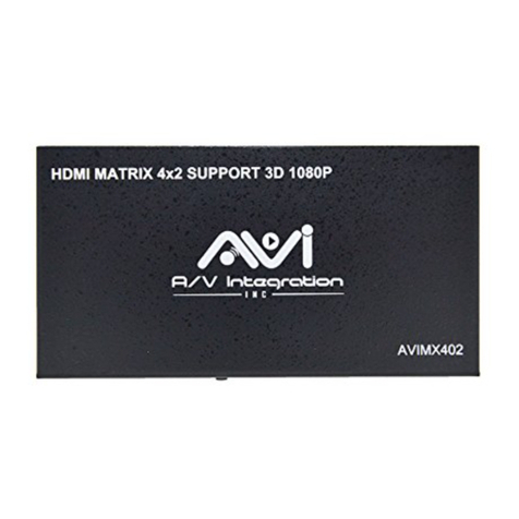 AVI AVIMX402 User manual