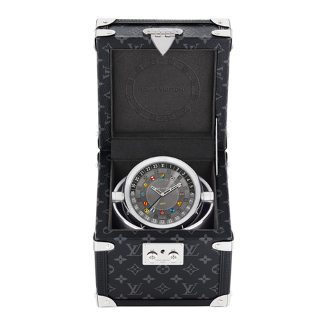 Louis Vuitton TRUNK TABLE CLOCK manual