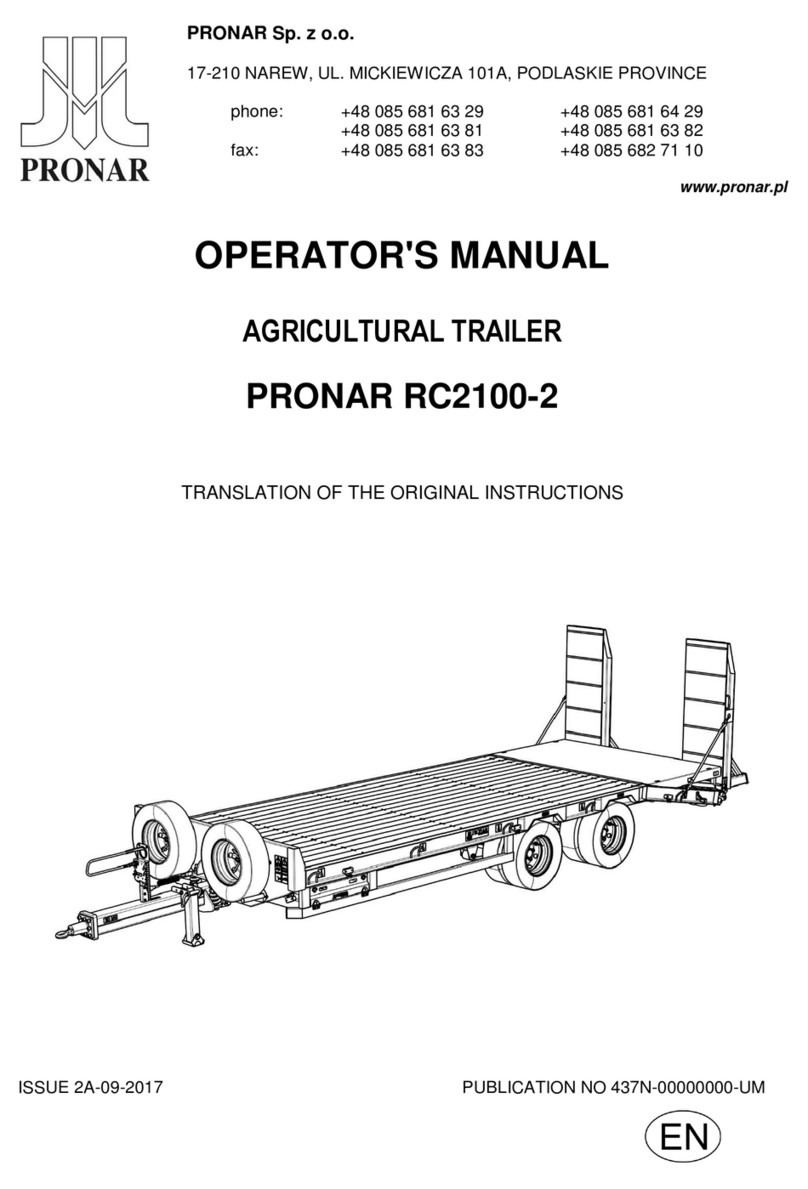 PRONAR RC2100-2 Operator's manual