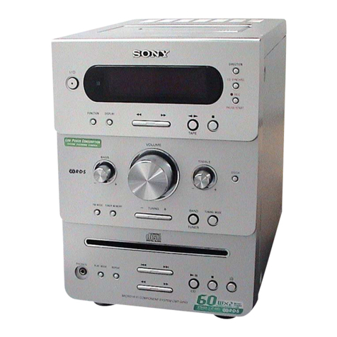 Sony HCD-GPX5 Service manual