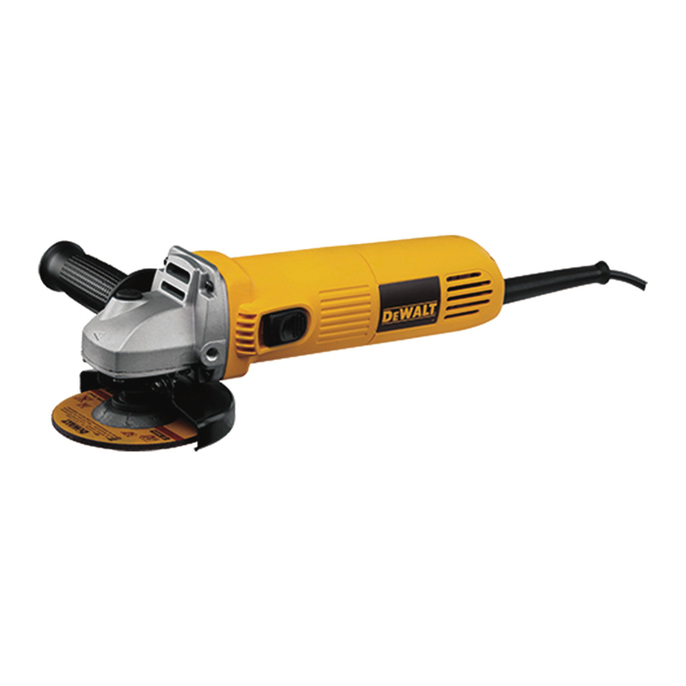 DeWalt DW820 Original instructions