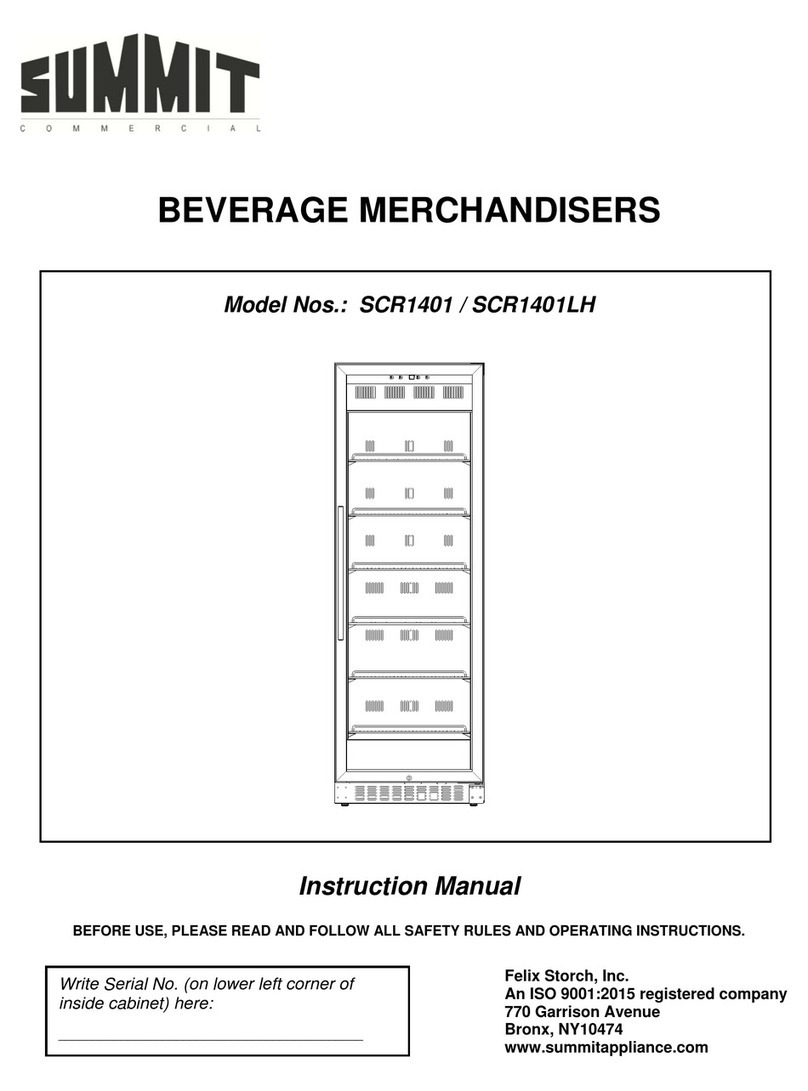 Summit SCR1401 instruction manual