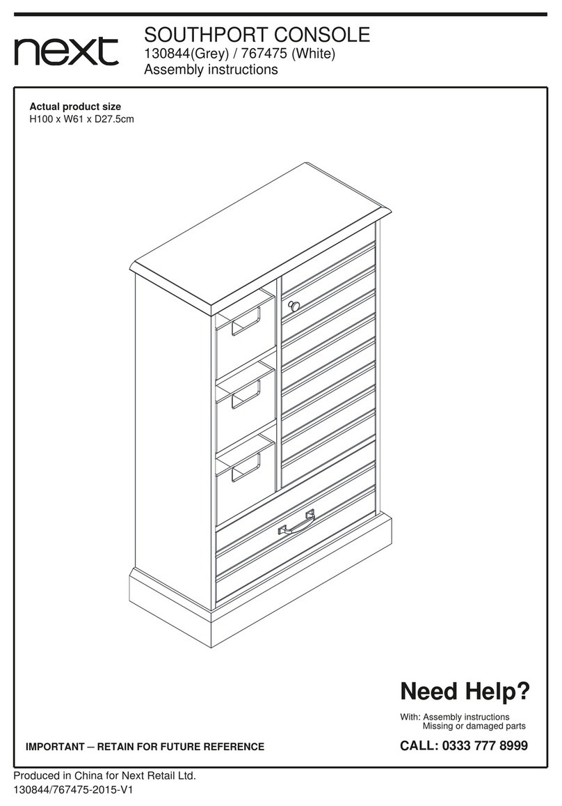 Next 130844 Assembly instructions