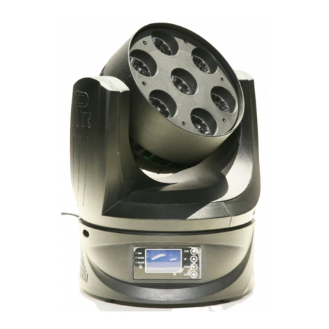 PR Lighting XLED 4007 BEAM User manual