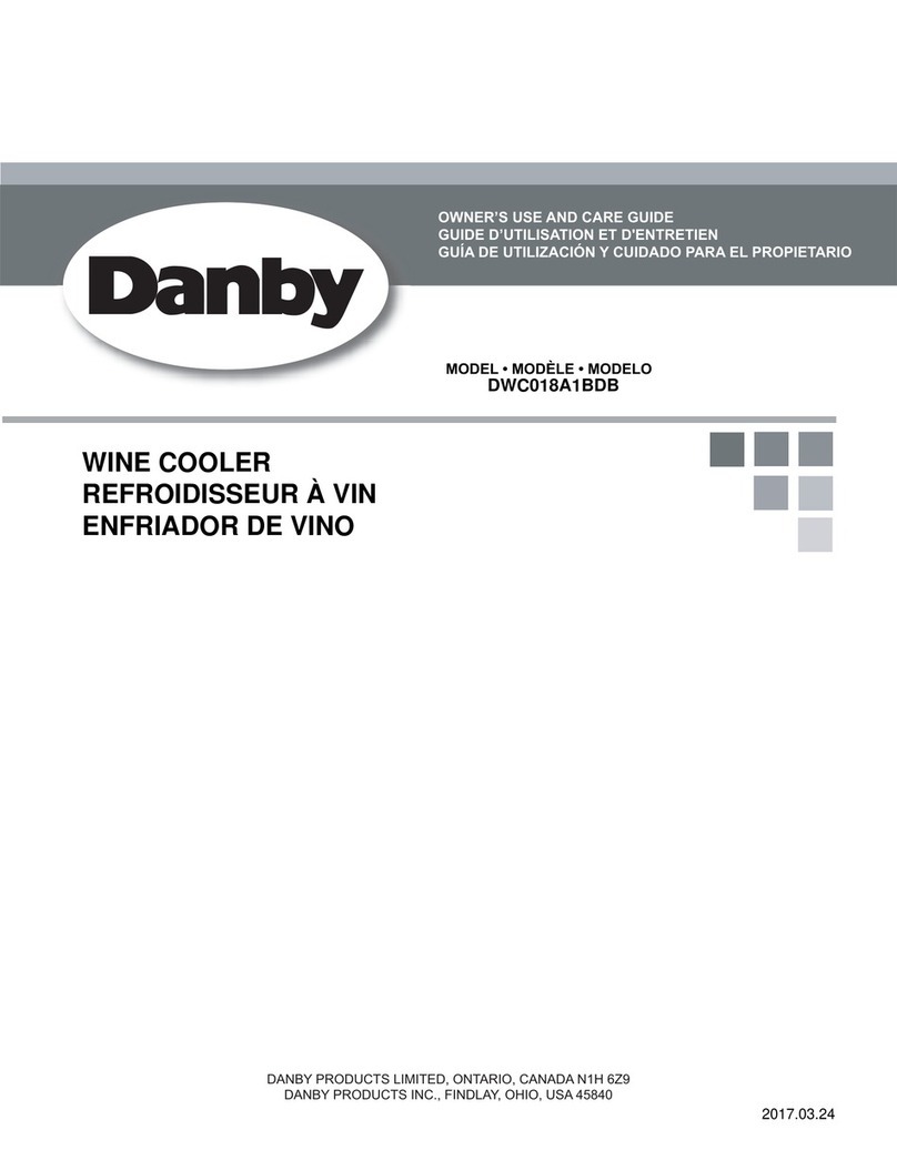 Danby DWC018A1BDB Owner's use and care guide Danby DWC018A1BDB Owner's use and care guide