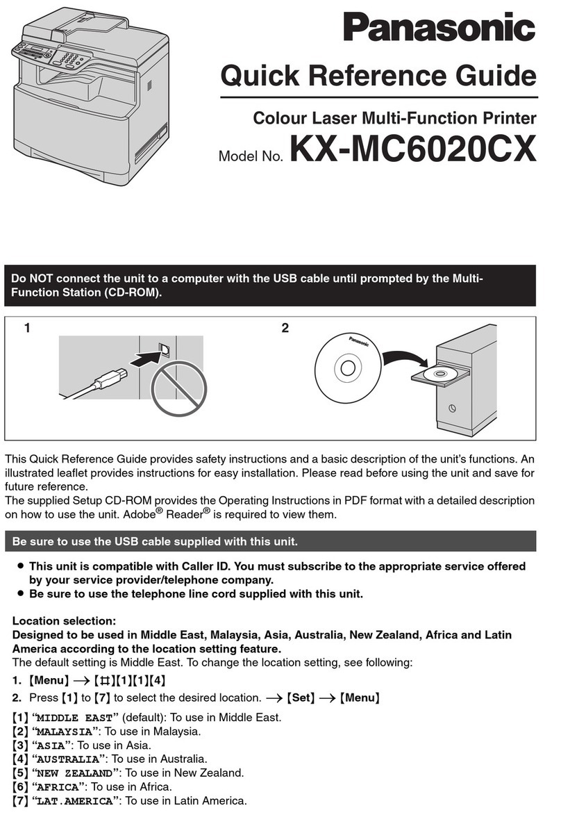 Panasonic KX-MC6020CX User manual