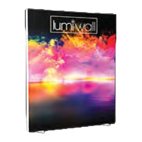 Abex Exhibits lumiwall LW-68 User manual