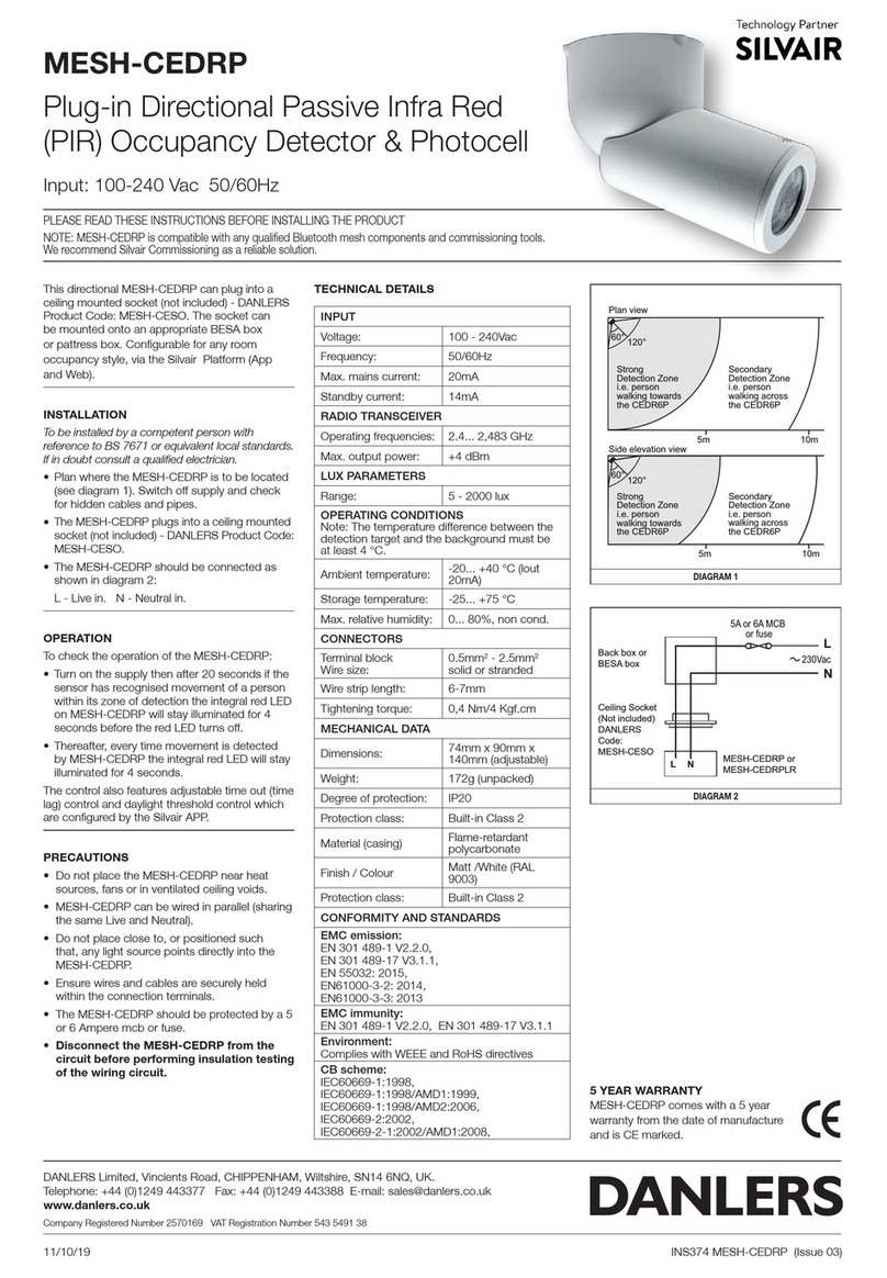 Silvair MESH-CEDRP quick start guide