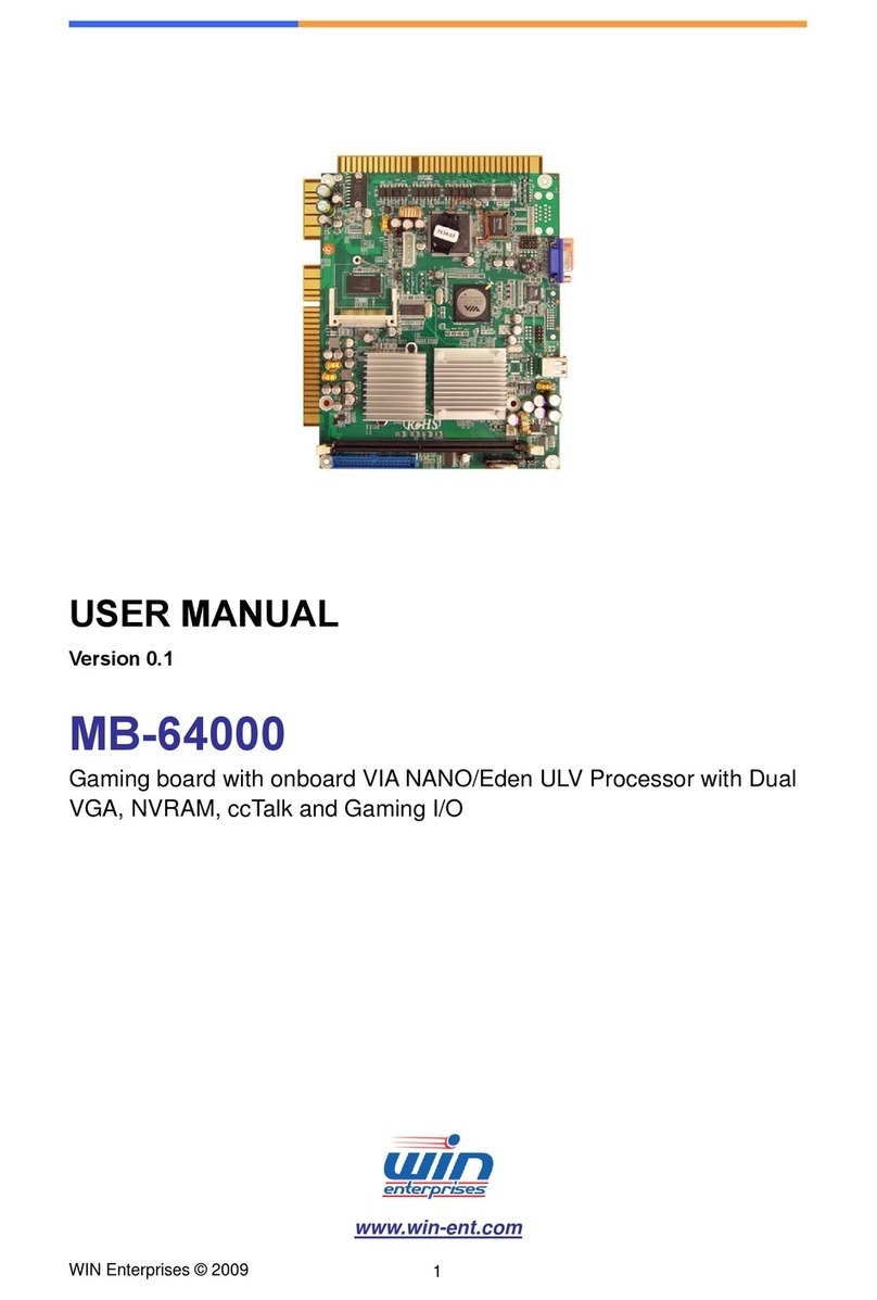 WIN Enterprises MB-64000 user manual