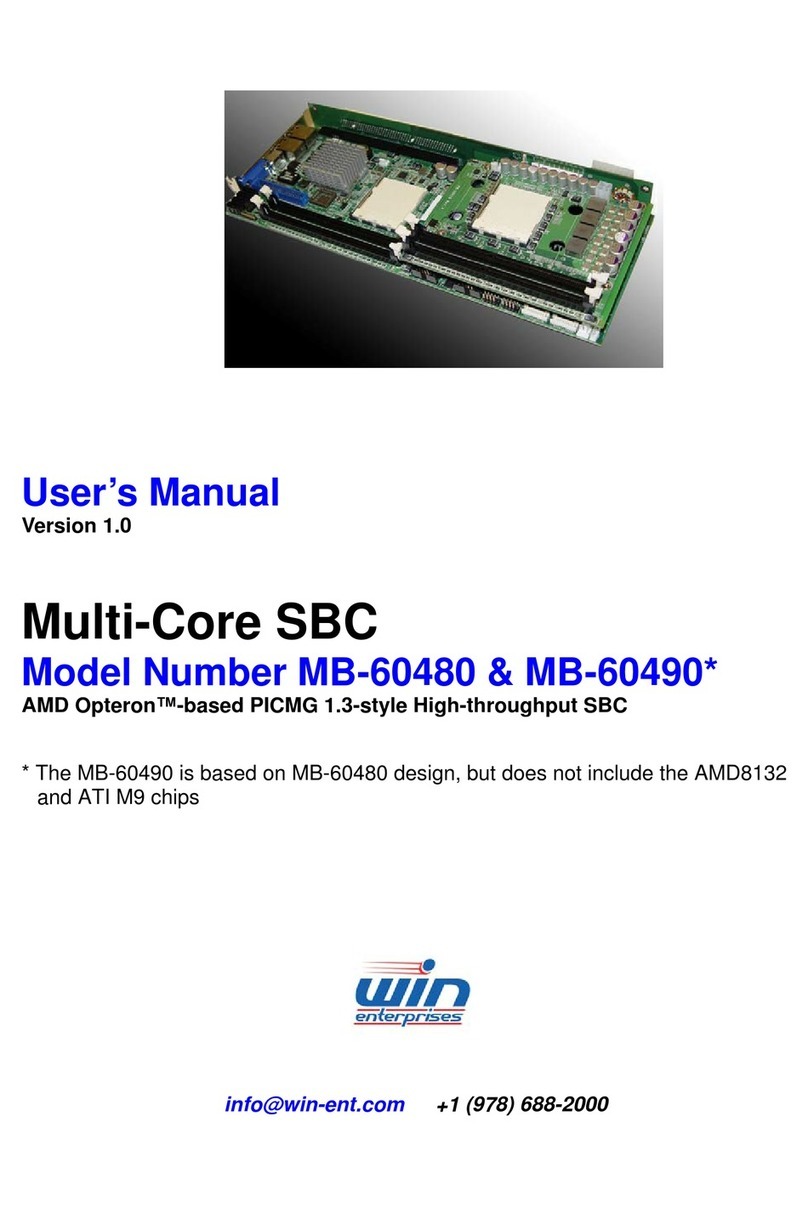 WIN Enterprises MB-60480 user manual