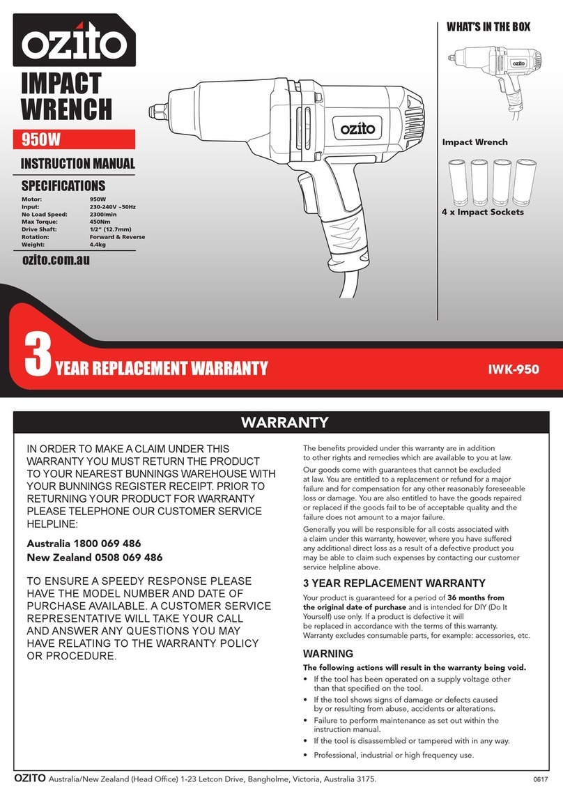 Ozito IWK-950 User manual