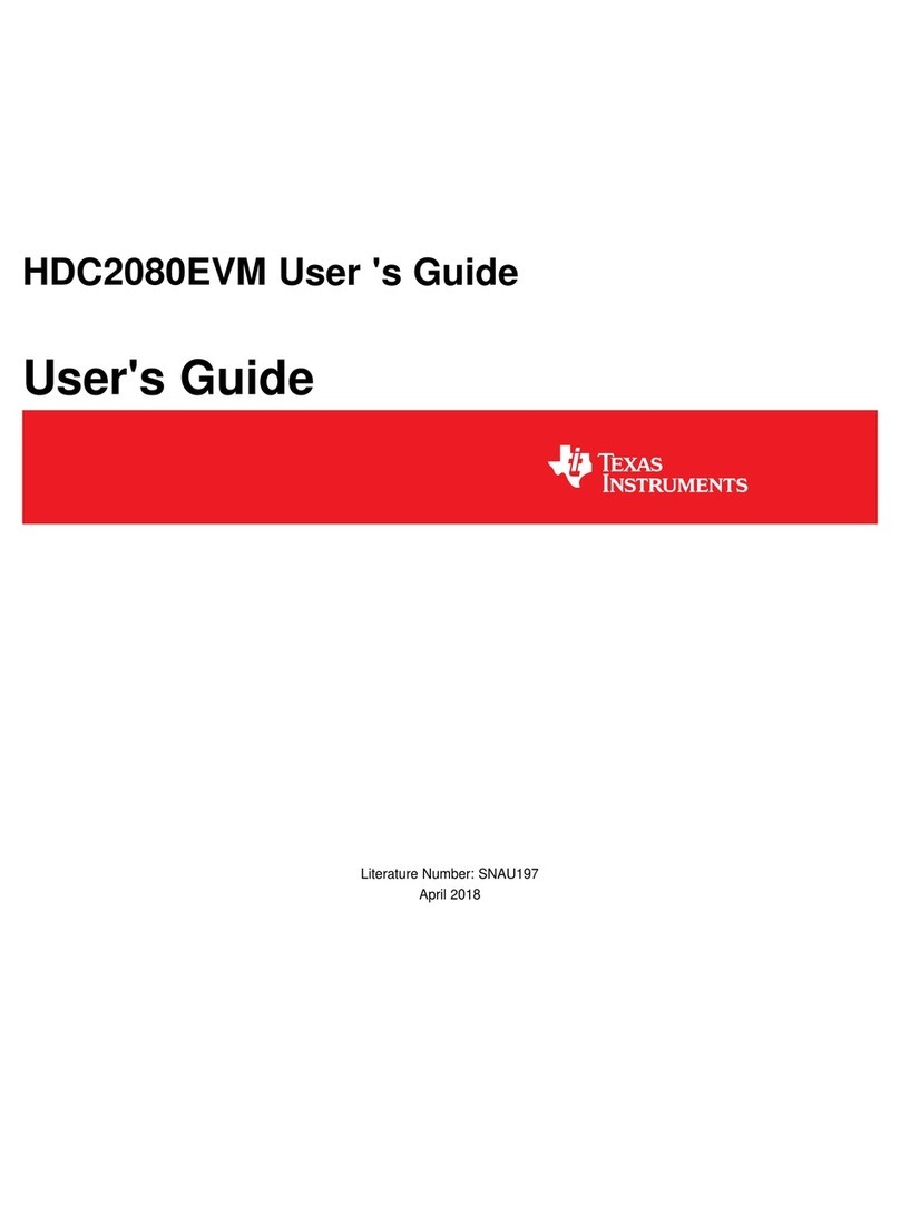 Texas Instruments HDC2080EVM User manual