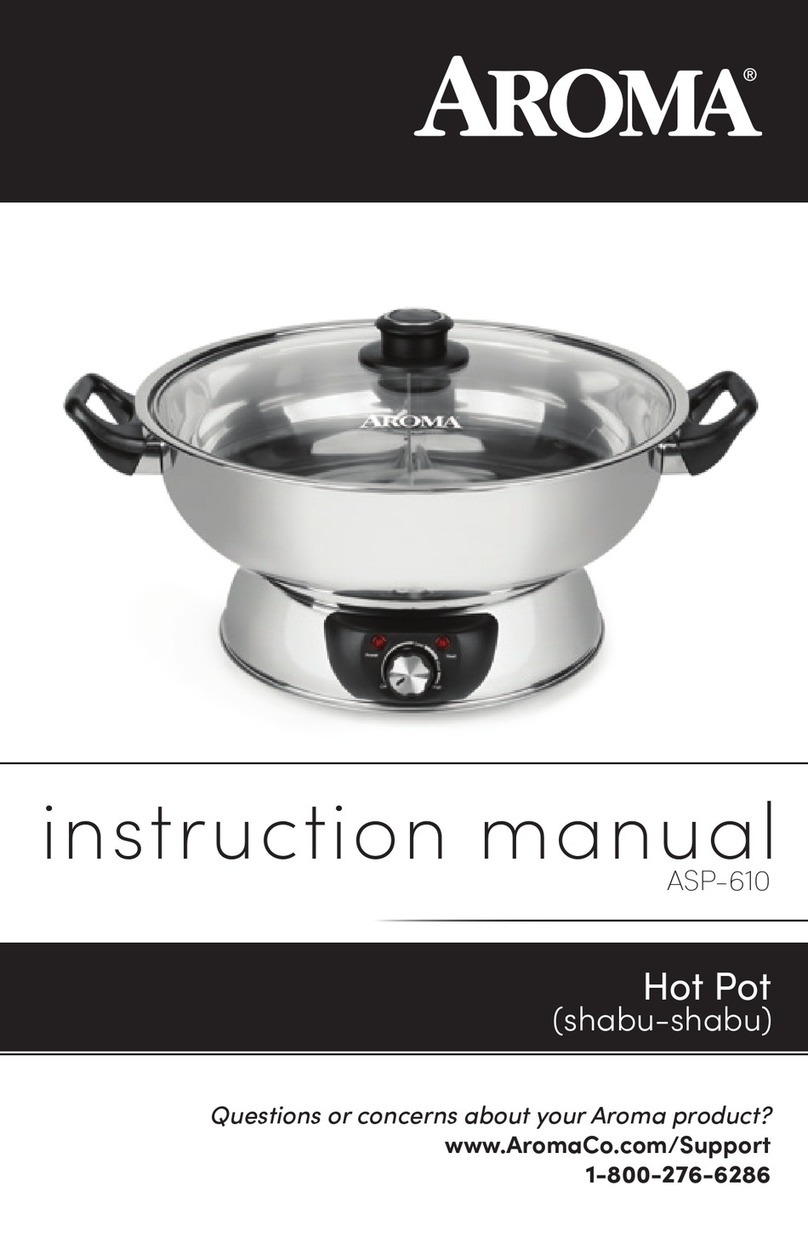 Aroma ASP-610 instruction manual