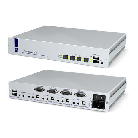Guntermann & Drunck TradeSwitch4-USB Installation and operation