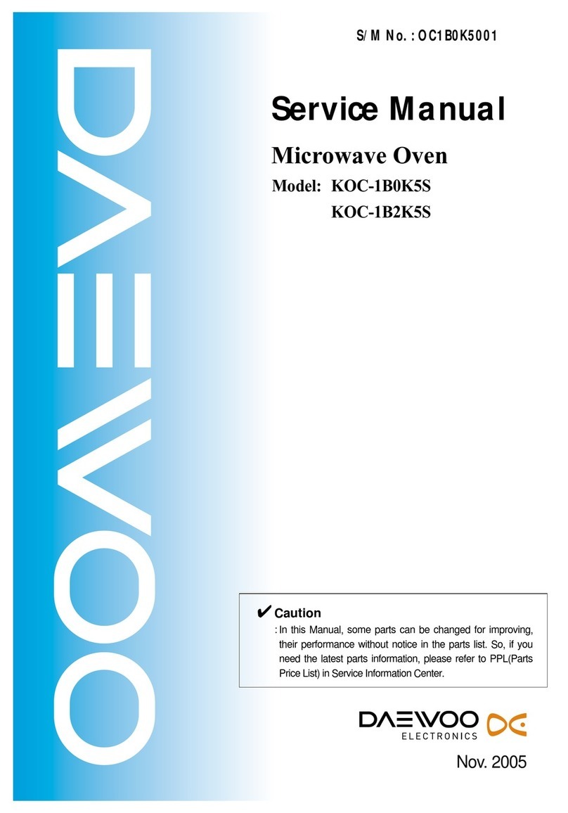 Daewoo KOC-1B0K5S Service manual