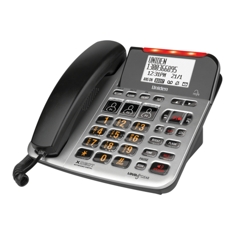 Uniden XDECT SSE47 Series owner's manual
